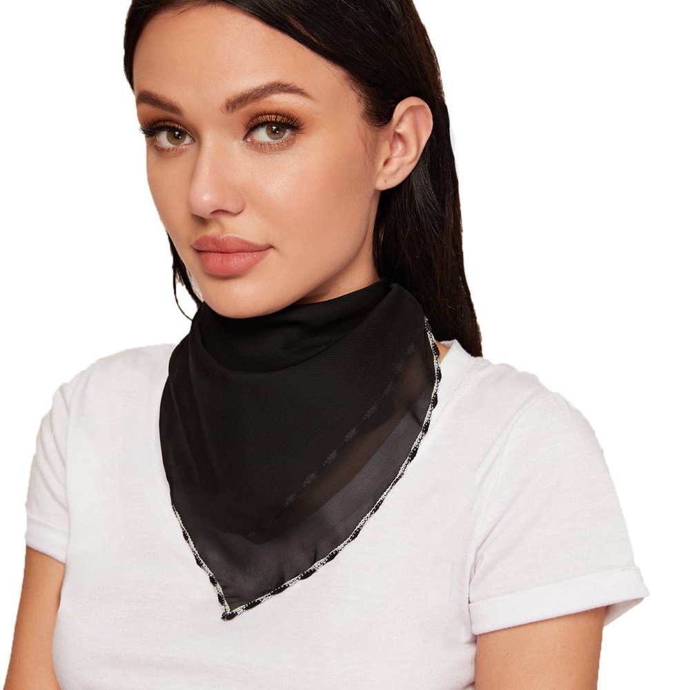 BESTSELLER NEW Reusable Sheer Black Face Mask - Picture 2 of 5